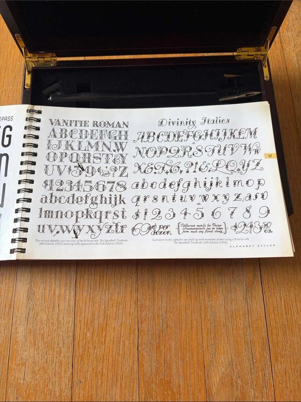 Speedball CALLIGRAPHY Set Pens TIPS AND Book